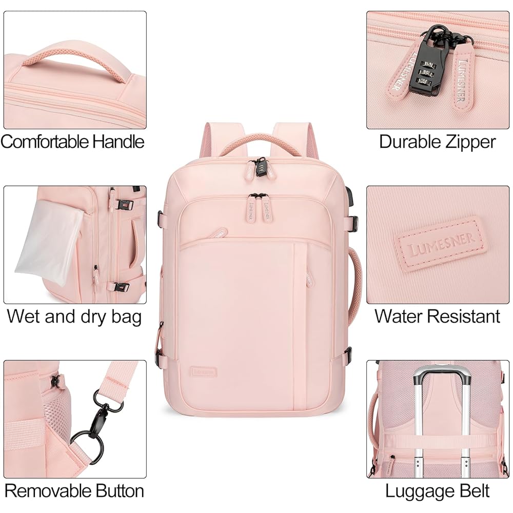 Amazon.com: Carry on Travel Backpacks, Extra Large 40L
